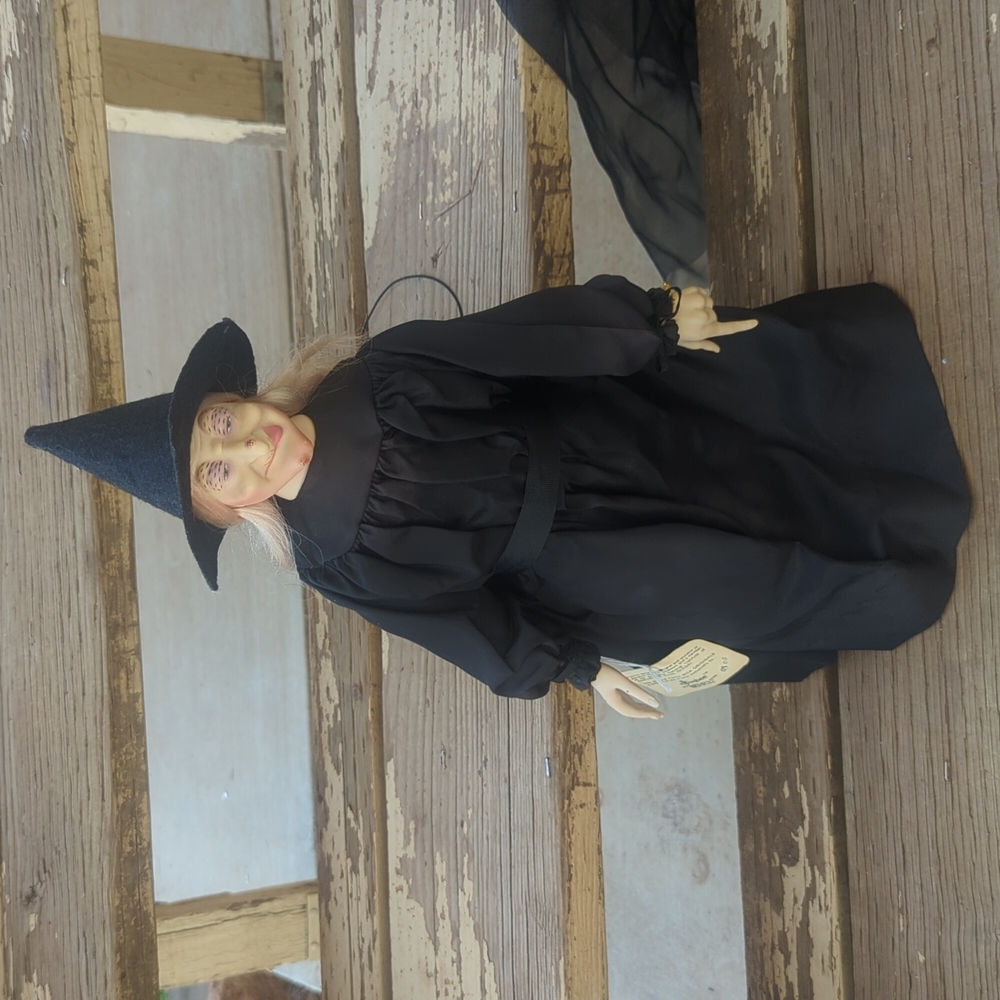 Halloween witch figurines